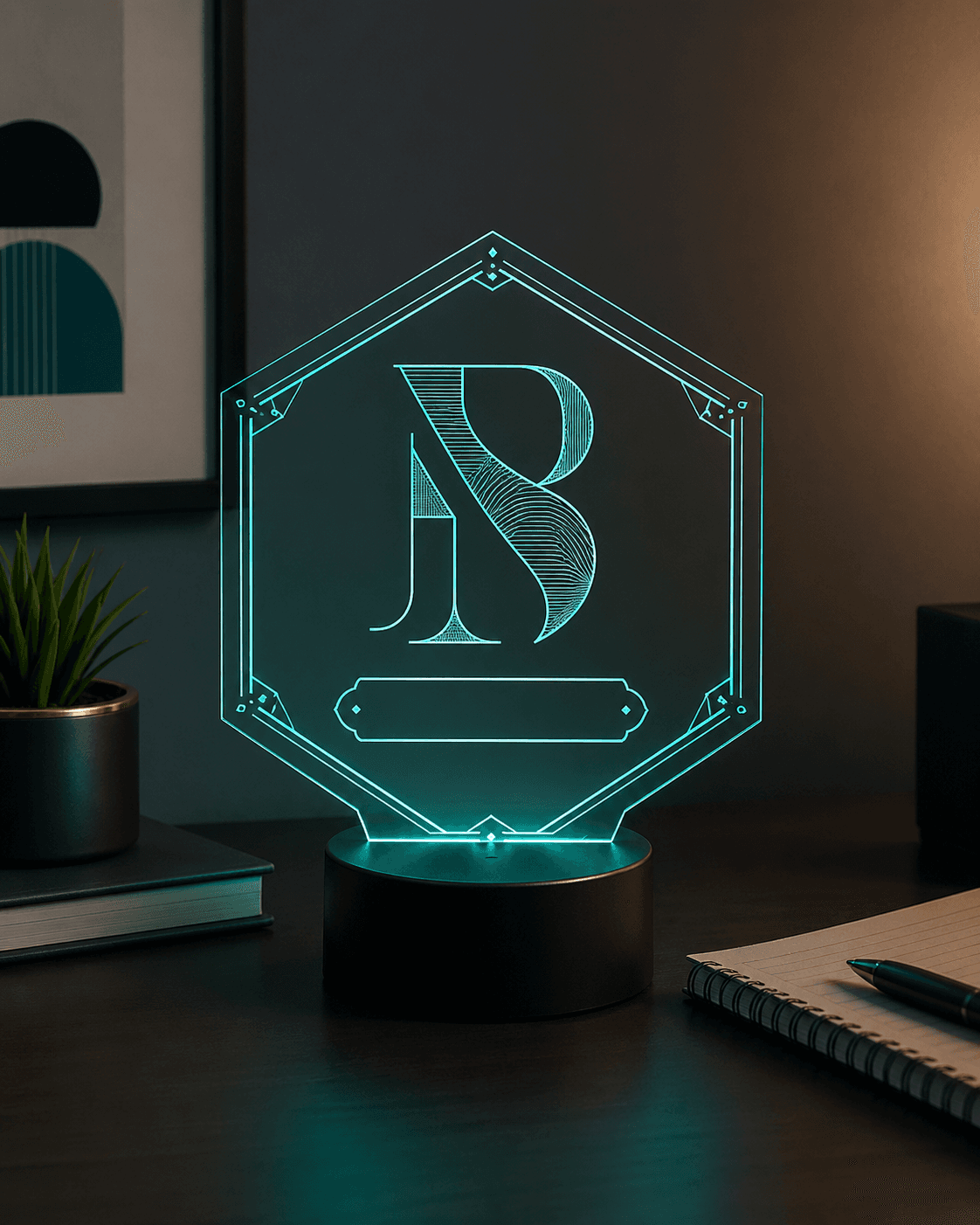 Name, Monogram, and Room Decor Lamps