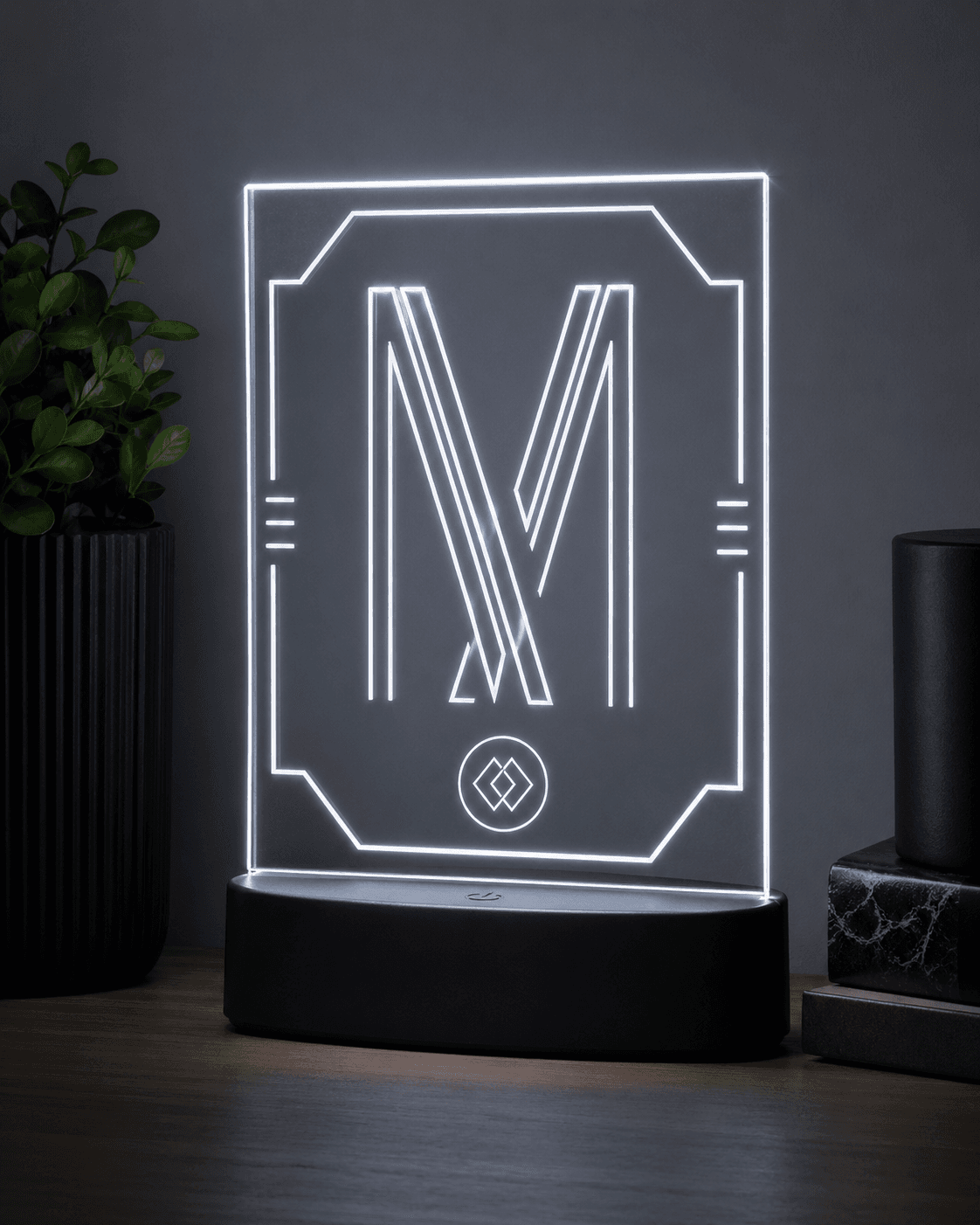 Name, Monogram, and Room Decor Lamps Design 2