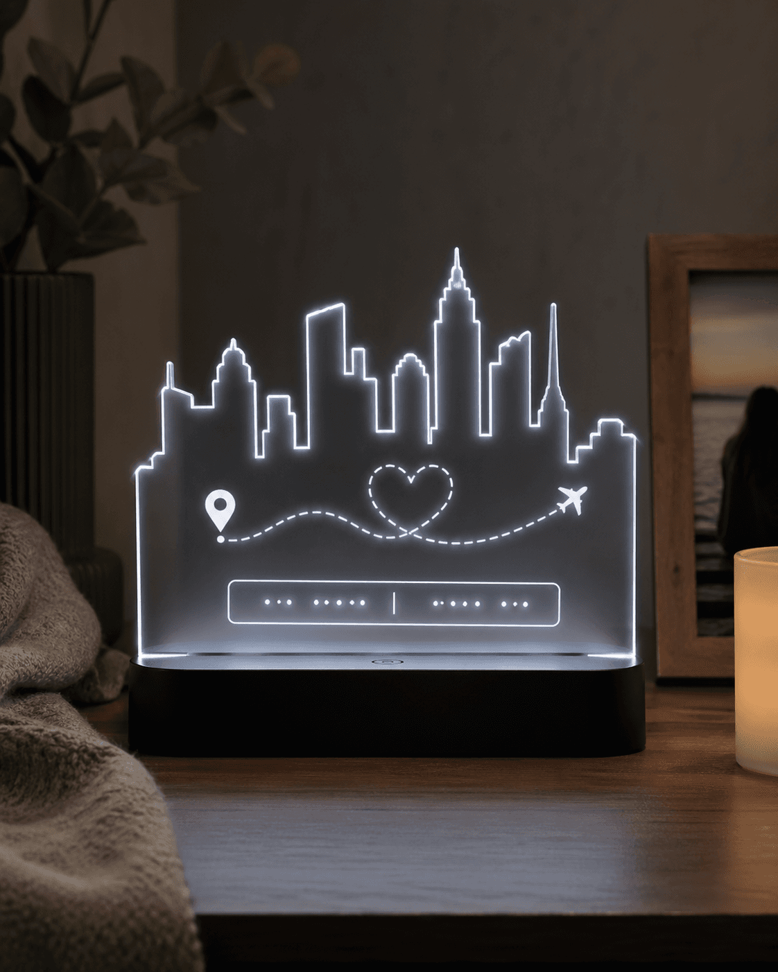 Travel, City, and Place Memory Lamps