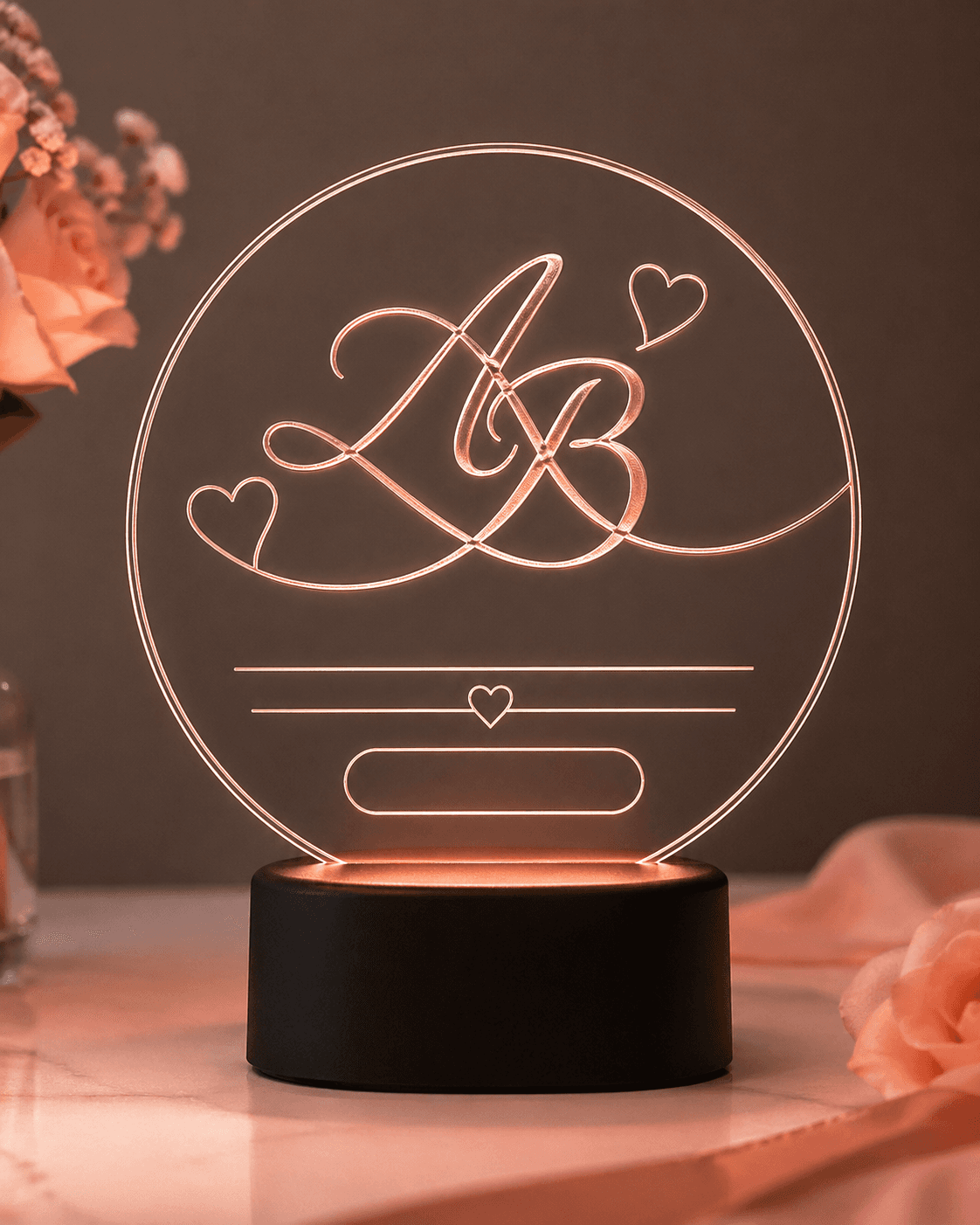 Wedding, Couple, and Anniversary Lamps Design 2