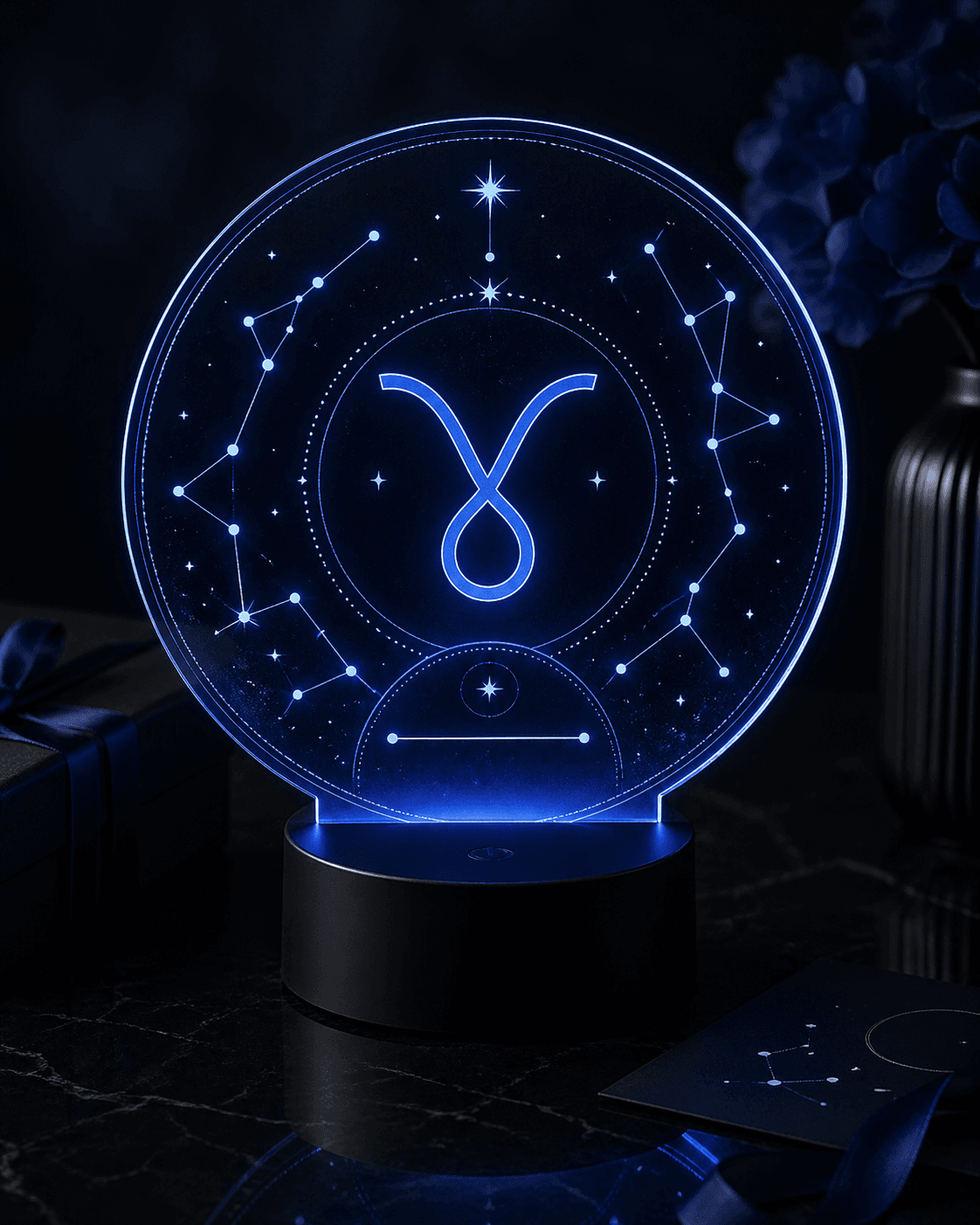 Zodiac, Astrology, and Birth Detail Lamps