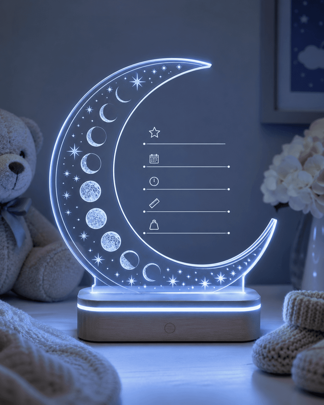 Zodiac, Astrology, and Birth Detail Lamps Design 2